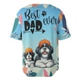 thumbnail image 2 of Best Shih Tzu Dad Ever Happy Father's Day All Over Print 3D Baseball Shirt Lion Dog Lover Gifts Softball Sport - 02006, 2 of 6