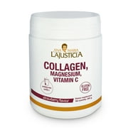 Collagen with Magnesium and Vitamin C, Powder 350g. (12.4 OZ) | Strawberry Flavor | Ana Maria Lajusticia