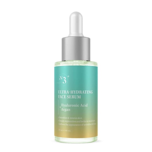 Sérum facial N°3 Beauty ultra-hydrating hyaluronic acid + argan 60 ml