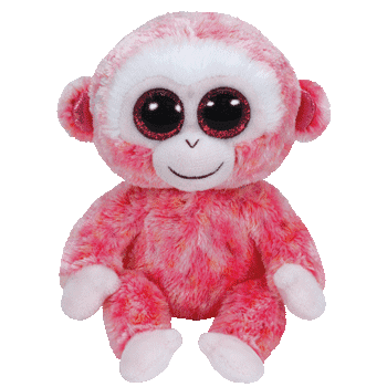1 of Each Color Bright Pink Green Blue and Orange Plush Monkey with Velcro Hands 19.5 Long Greenbrier International Inc SG_B01M2XTJH1_US Fuzzy Friends Bundle 4 Items