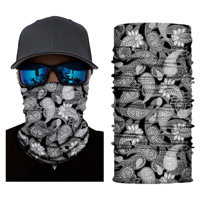 Versatile Patterned Neck Gaiter for Outdoor Sports and Everyday Wear - Multiuse for Cycling Skiing Hiking and More