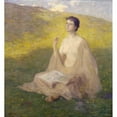 thumbnail image 3 of Julian Alden Weir 20x21 Black Modern Framed Museum Art Print Titled - The Open Book (1891), 3 of 5