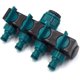 thumbnail image 2 of Distribuidor de agua de 4 vías, divisor de manguera, conector en Y para manguera de jardín, divisor de agua del grifo., 2 of 4