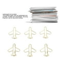 thumbnail image 4 of 100pcs Airplane Shape Paper Clips with Storage Box, Page Marker Cute Paperclips for School Office, Airplane Shaped Paper Clips Document Organizing Clip Bookmarks Planner Clips, 4 of 7