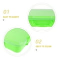 thumbnail image 3 of Shisuyan Bac à Sable Portable : Bac Sensoriel pour Enfants en Plastique avec Poignées, Boîte de Rangement pour Jouets pour Activités Sensorielles Intérieures et Extérieures, Vert Pâle, 3 of 8