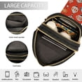 thumbnail image 3 of FORMRS Womens Crossbody Sling Bag Travel Daypack Shoulder Chest Backpack, Retro Christmas Ornaments Pattern, 3 of 7