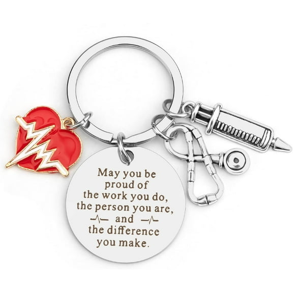 Nurse Keychain Gifts - Medical & Doctor Graduation Gifts for Women, Teachers & Thanksgiving