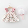 JAKANYQ Toddler Baby Girls Dress Summer Sleeveless Cherry Prints Dress