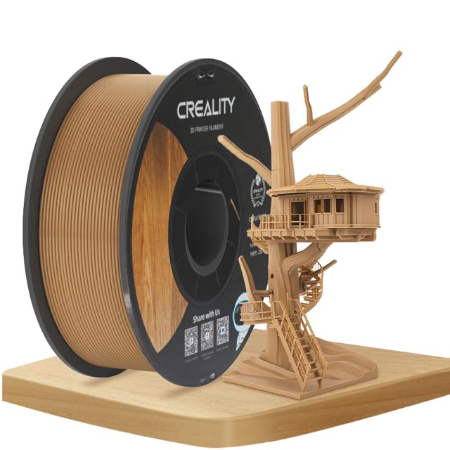 Filamento para impresora 3D Creality Wood PLA 1,75 mm 1 kg