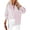 A Pink, variant on Fantaslook Striped Button Down Shirts for Women Smocked Cuffed Trendy Blouse Causal Long Sleeve Tops with Pocket