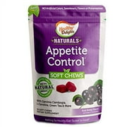 Healthy Delights Naturals Appetite Control Soft Chews Garcinia Cambogia L Carnitine Green Tea White Kidney Bean Blend Delicious Acai Berry Flavor 30 Count