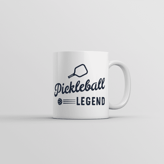 Pickleball Legend Mug Funny Novelty Coffee Cup