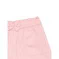 thumbnail image 2 of Wonder Nation Baby Girl Woven Shorts, Sizes 0-24 Months, 2 of 3