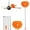 Orange, variant on JFengqi Reusble Microfiber Ceiling Fan Duster with 13" to 49.7" Extendable Handle Pole, Gray