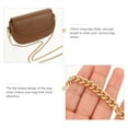 thumbnail image 2 of RUNROTOO Bag Strap Replacement Chain Lovers Handbag Purse Strap Golden Alloy 1Pack 120X0.7X0.4Cm, 2 of 6