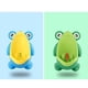 thumbnail image 3 of Inodoro para niños con forma de rana, orinal para niños, inserto de taza extraíble para facilitar su uso Verde, 3 of 7