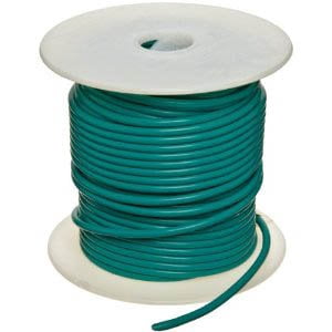 General Purpose Motorcycle - Light Green, 18 Gauge AWG GXL Wire, 100' Spool, For Automotive, Truck, Motorcycle, RV. General Purpose Copper .94 O.D.