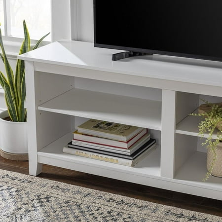 Walker Edison 58 Essential TV Stand Console - White