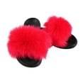 thumbnail image 1 of LSLJS European And American Fashion Wool Slippers Wear Flip Flops Home Slippers, Women's Slippers, 1 of 2