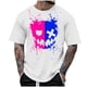 thumbnail image 1 of Camisetas de Cuello de la Tripulación de los Hombres de Poliéster Impreso en Seco Rápido, Cuello Redondo de Corte 3D para Gimnasio, Carrera, Ciclismo Y Ocasional, 1 of 4