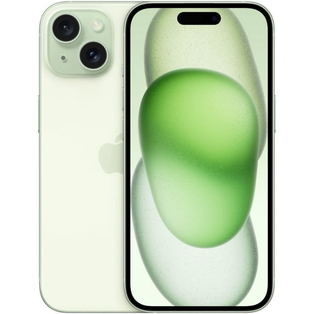 Refurbished Apple iPhone 15 - 512GB – Green – 48MP Dual Rear & 12MP Front Camera - Fully Unlocked Smartphone - Excellent Condition