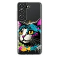 thumbnail image 1 of MUNDAZE Samsung Galaxy S21 Plus Cool Cat Oil Paint Pop Art Shockproof Clear Hybrid Protective Phone Case Cover, 1 of 5