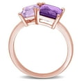 thumbnail image 4 of Everly Women's Amethyst Rose Gold Plated Ring, 4 of 8