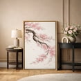 thumbnail image 2 of Framed Canvas Print Japanese Cherry Blossom Branch Wall Art Elegant Sakura Botanical Decorative for Living Room Bedroom - 24"x36" NATURAL, 2 of 8