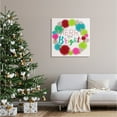 thumbnail image 3 of Stupell Industries Merry & Bright Fun Wreath Holiday Painting Gallery Wrapped Canvas Print Wall Art, 3 of 5