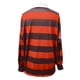 thumbnail image 4 of MHFRRA Camiseta de Manga Larga a Rayas, Informal, Holgada, con Cuello Levantado, Cómoda, para Uso Diario, Básica, para Otoño e Invierno Naranja, 4 of 4