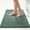 Green, variant on MudFree Chenille Bathroom Rugs, Quick Dry Washable Microfiber Bath Mat, Dark Grey, 24"X16"