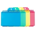 C-Line Spiral Bound Index Card Notebook with Index Tabs, Assorted ...