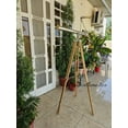thumbnail image 3 of Brass Telescope on Adjustable Tripod - Nautical Marine Spyglass with Wooden Stand - Home & Office Decor - Christmas and New Year Gift, 3 of 3