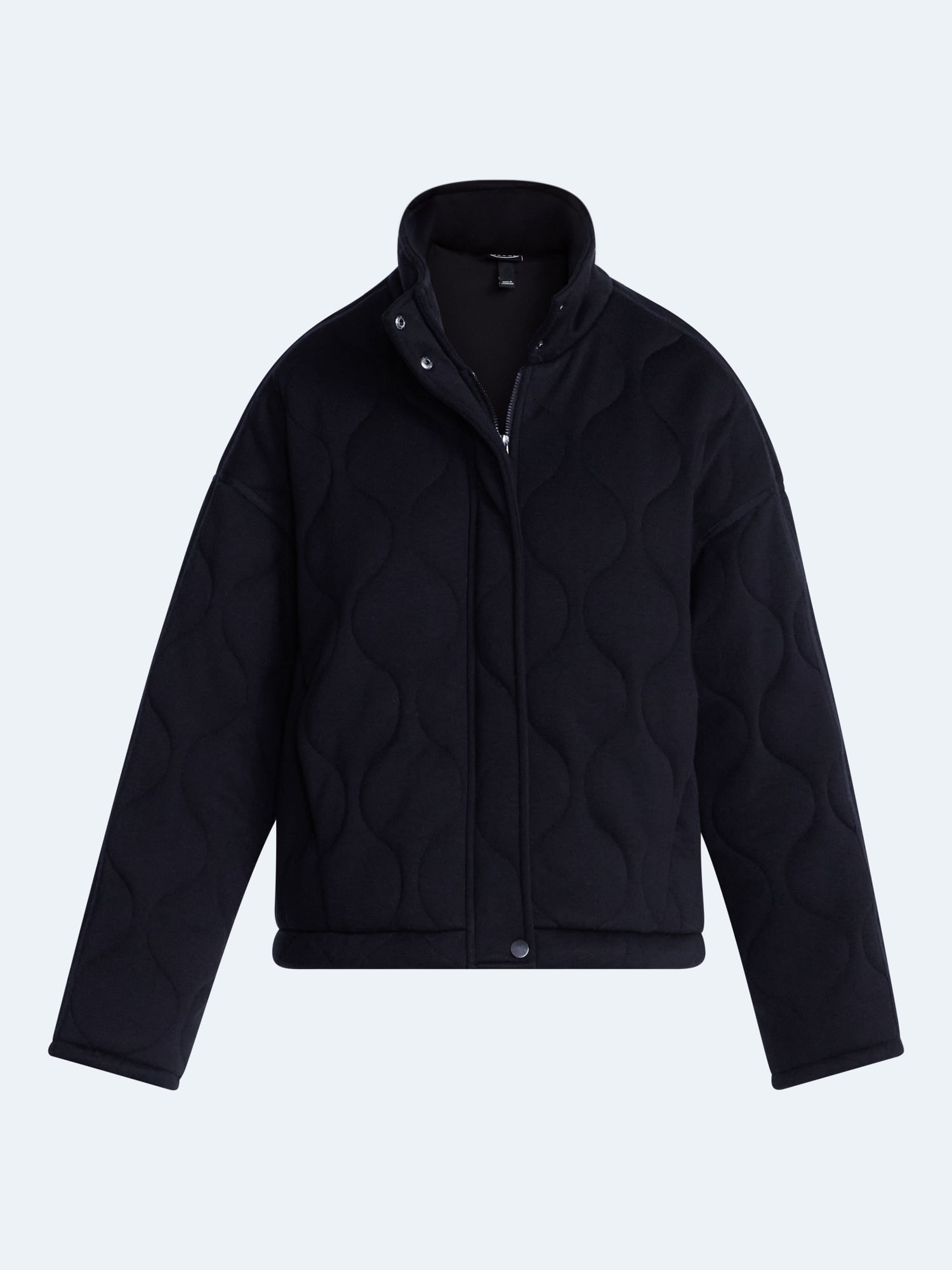 Scoop Women's and Women's Plus Scubaknit Quilted Jacket, Sizes XS-4X