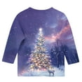 thumbnail image 5 of MKOSPLRT Chandails de Noël Laids Filles Garçons Manches 3/4 Col Rond T-Shirts Arbre de Noël Mignons Tess Graphique des Fêtes 3-12 Ans, 5 of 5