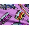 thumbnail image 4 of oneOone Rayon Amethyst Fabric Bus Craft Projects Decor Fabric Printed By The Yard 56 Inch Wide-7IG, 4 of 4