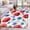 Multi, variant on 3'x5' Area Rugs, Red Poppy Flower Indoor Outdoor Area Rug for Living Room Bedroom, Blue Watercolor Budding Floral Summer Washable Bathroom Rugs Kitchen Floor Carpet Mats Home Decor Aesthetic