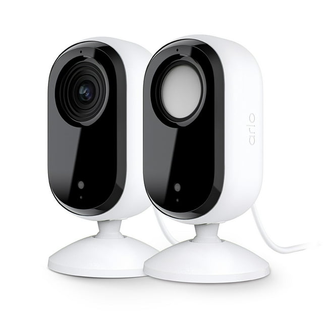 Arlo Essential 2nd Generation Indoor 2K Camera, 2 pk.
