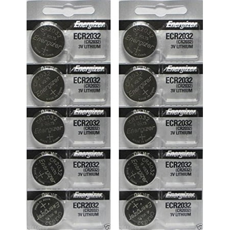 Energizer CR2032 3 Volt Lithium Coin Battery 10 Pack (2x5 Pack) In Original
