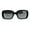 Black Silver Mirror, variant on Womens Thick Plastic Minimal Color Mirror Mod Sunglasses Tortoise Orange