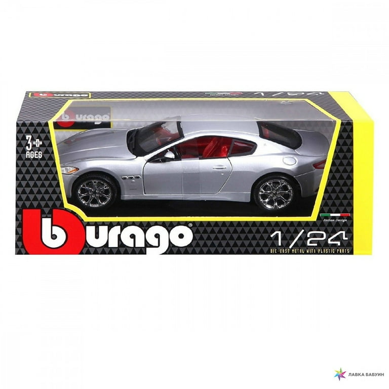 Bburago 22107bk 2008 Maserati Gran Turismo Black 1-24