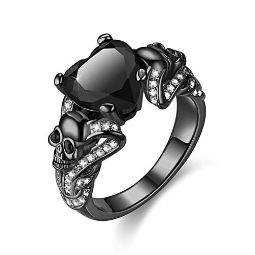 Intrusion sne hvid Bakterie FLIUAOL Gothic Jewelry Purple Red Black Crystal Unique Black Skull Rings for Women (Black, 10) - Walmart.com Intrusion sne hvid Bakterie FLIUAOL Gothic Jewelry Purple Red Black Crystal Unique Black Skull Rings for Women (Black, 10) - Walmart.com