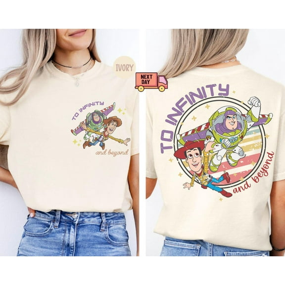 Gift, Toy Story To Infinity and Beyond Shirt, Buzz Lightyear Shirt, Sheriff Woody Shirt, Toy Story Birthday, Disney Friends Shirt