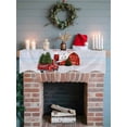 thumbnail image 6 of Merry Christmas Mantel Scarf Fireplace Decorations for Living Room, Farmhouse Xmas Tree Truck Winter Holiday Fireplace Mantel Scarf Cover Runner for Halloween/Thanksgiving/Christmas Decor 90"x17", 6 of 6