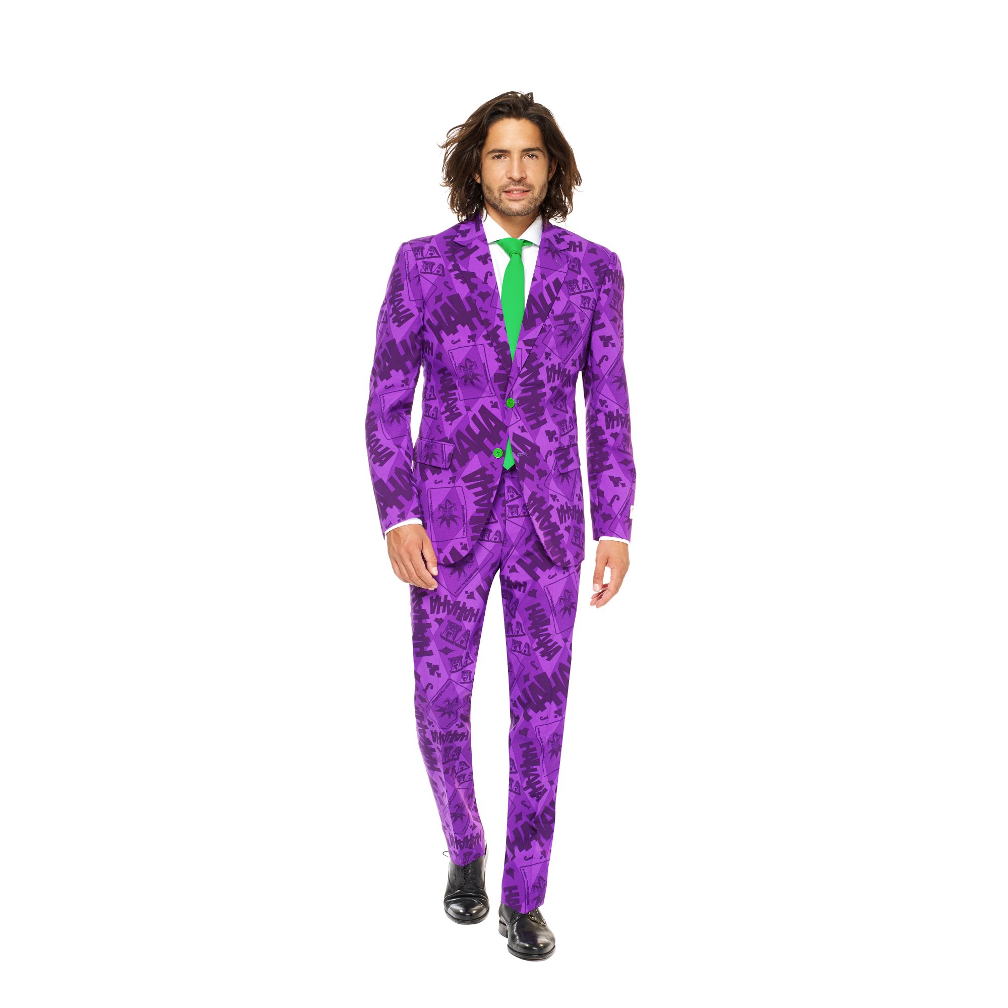Purple and Green The Joker Men Adult Suit 2XL