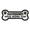 thumbnail image 1 of Dachshunds Have More Fun Bone Magnet, 1 of 3