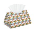 thumbnail image 2 of Lsque Gnome and Surfing Printed Long Tissue Box Cover Holder, Facial Paper Organizer Dispenser,Triangle with Bottom Belt, PVC Leather Decorative Organizer, 2 of 9