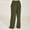 Army Green, variant on GaThRRgYP Womens Trousers High Waisted,Women Casual Solid Cotton Linen Drawstring Elastic Waist Long Wide Leg Pants Clearance