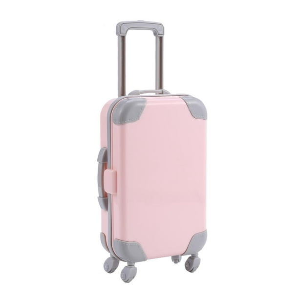 HZkfsxds Plastic 3D Travel Train Suitcase Luggage for Barbie Doll Toy ...