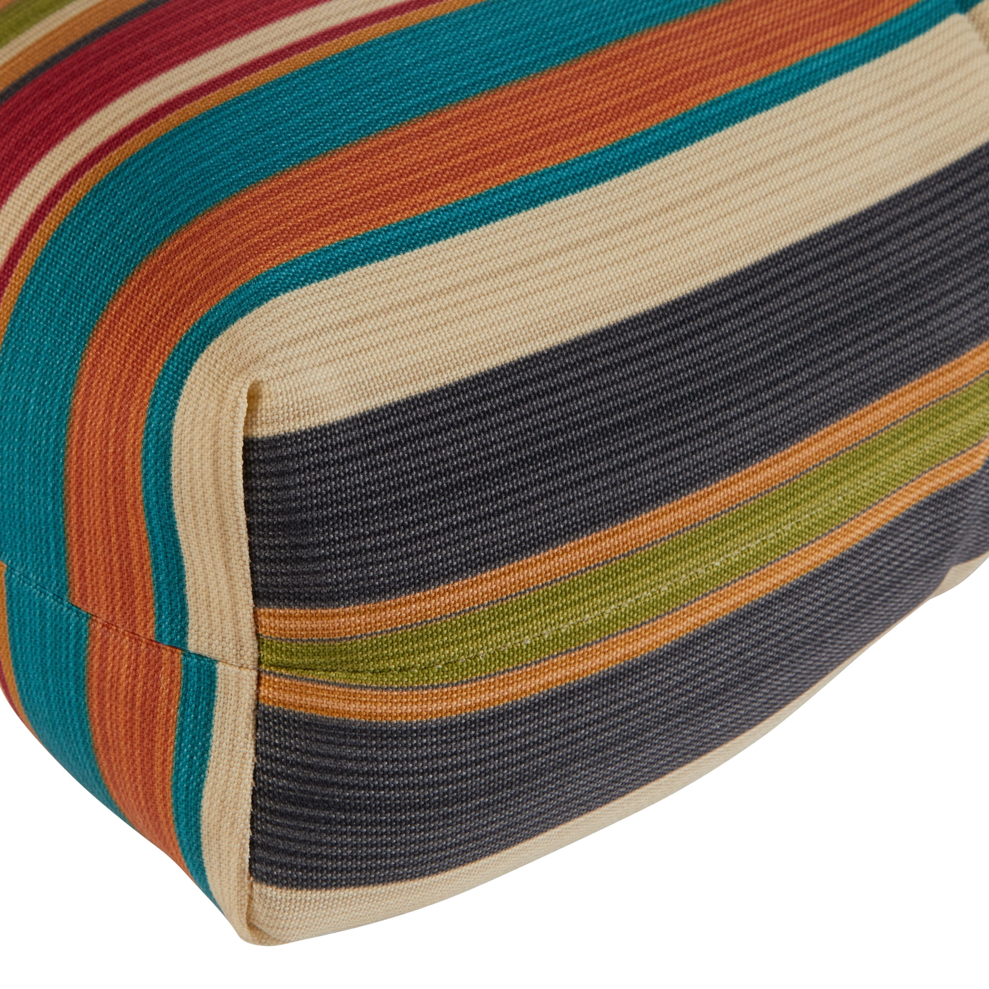 Greendale Home Fashions Outdoor Tufted 42'' x 21'' Chair Cushion, Sunset Stripe